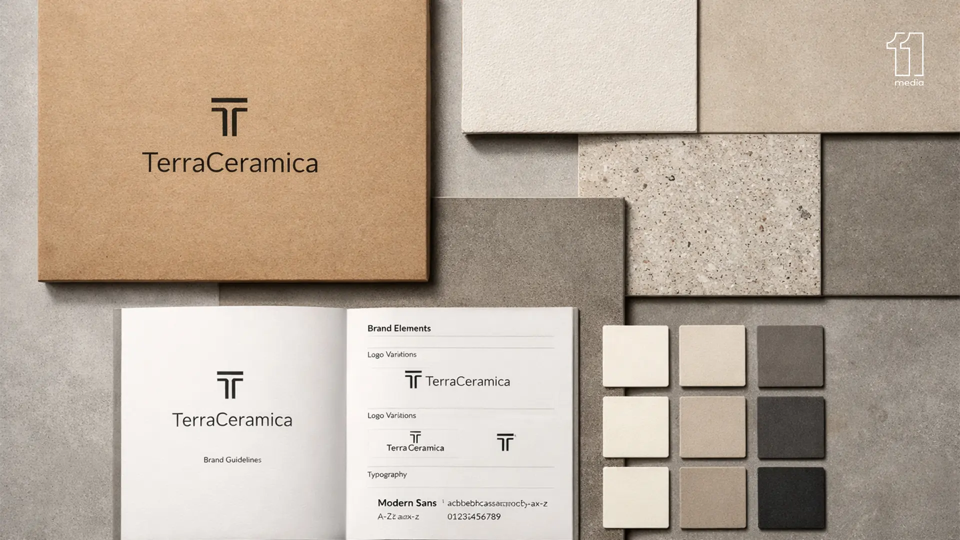 Branding and packaging design for ceramic and tile companies in Morbi Gujarat by 11 Media branding agency